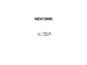 VENEPORTE MZ47289K katalizatoriaus keitiklis 
 Išmetimo sistema -> Katalizatoriaus keitiklis
KF5220600
