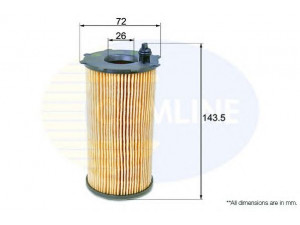 COMLINE EOF239 alyvos filtras 
 Techninės priežiūros dalys -> Techninės priežiūros intervalai
41152016F, 68032204AA, 68032204AB