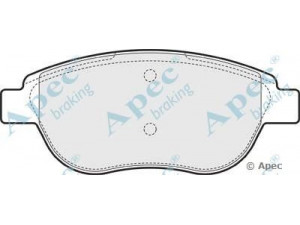 APEC braking PAD1548 stabdžių trinkelių rinkinys, diskinis stabdys 
 Techninės priežiūros dalys -> Papildomas remontas
425339