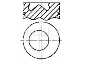 MAHLE ORIGINAL S48540 stūmoklis
390037001
