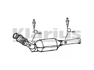 KLARIUS 321985 katalizatoriaus keitiklis 
 Išmetimo sistema -> Katalizatoriaus keitiklis
1705QR, 1705QR