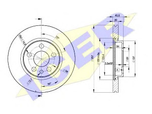 ICER 78BD4683-2 stabdžių diskas 
 Stabdžių sistema -> Diskinis stabdys -> Stabdžių diskas
4246.H9, 1 316 323 080, 7 173 814 4