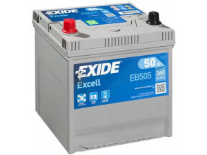 EXIDE EB505 starterio akumuliatorius; starterio akumuliatorius 
 Elektros įranga -> Akumuliatorius
E3710050C1