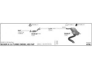 IMASAF 563000285 išmetimo sistema 
 Išmetimo sistema -> Išmetimo sistema, visa