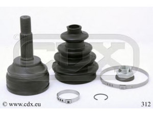 CDX 312 jungčių komplektas, kardaninis velenas 
 Ratų pavara -> Sujungimai/komplektas