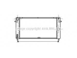 AVA QUALITY COOLING OL2107 radiatorius, variklio aušinimas 
 Aušinimo sistema -> Radiatorius/alyvos aušintuvas -> Radiatorius/dalys
1300081, 90299108