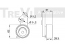 TREVI AUTOMOTIVE TD1307 įtempiklio skriemulys, paskirstymo diržas 
 Techninės priežiūros dalys -> Papildomas remontas
1039422, 1104087, 1111911, 1113155