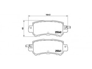BREMBO P 49 047 stabdžių trinkelių rinkinys, diskinis stabdys 
 Techninės priežiūros dalys -> Papildomas remontas
K0Y12648Z, K0Y12648ZA