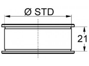 KOLBENSCHMIDT 74181614 pagrindiniai guoliai, alkūninis velenas