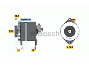 BOSCH 9 120 334 639 kintamosios srovės generatorius