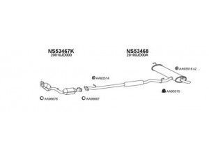 VENEPORTE 530200 išmetimo sistema 
 Išmetimo sistema -> Išmetimo sistema, visa