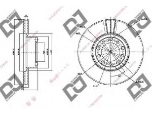 DJ PARTS BD1124 stabdžių diskas 
 Stabdžių sistema -> Diskinis stabdys -> Stabdžių diskas
1264200272