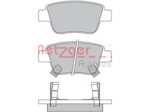 METZGER 1170193 stabdžių trinkelių rinkinys, diskinis stabdys 
 Techninės priežiūros dalys -> Papildomas remontas
04466-05010, 04466-05020