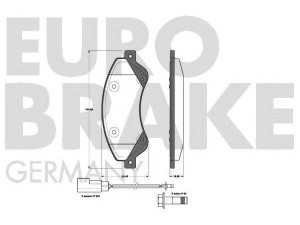 EUROBRAKE 5502222564 stabdžių trinkelių rinkinys, diskinis stabdys 
 Techninės priežiūros dalys -> Papildomas remontas
1371403, 1433954, 1534428, 1554523
