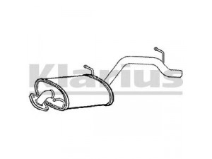 KLARIUS 230881 galinis duslintuvas 
 Išmetimo sistema -> Duslintuvas
1430080G00