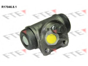 FTE R17046.8.1 rato stabdžių cilindras 
 Stabdžių sistema -> Ratų cilindrai
0004332V001, 0004332V002, 4332V001