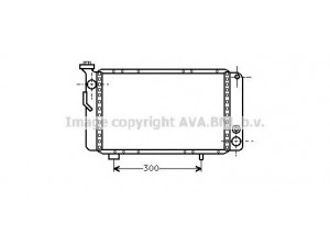 AVA QUALITY COOLING RT2010 radiatorius, variklio aušinimas 
 Aušinimo sistema -> Radiatorius/alyvos aušintuvas -> Radiatorius/dalys
6001000460, 7700690573, 7700704654