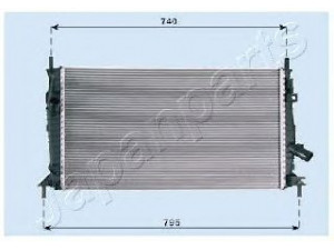 JAPANPARTS RDA053081 radiatorius, variklio aušinimas 
 Aušinimo sistema -> Radiatorius/alyvos aušintuvas -> Radiatorius/dalys
1230987, 1251092, 1300467, 1306399