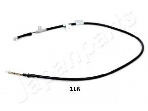 JAPANPARTS BC-116 trosas, stovėjimo stabdys 
 Stabdžių sistema -> Valdymo svirtys/trosai
365300F000, 365300F001
