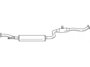 AKS DASIS SG53433 vidurinis duslintuvas