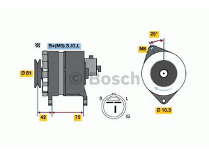 BOSCH 0 986 043 111 kintamosios srovės generatorius 
 Elektros įranga -> Kint. sr. generatorius/dalys -> Kintamosios srovės generatorius
94449054, 8-94452-134-3, 09120576