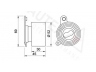 AUTEX 641824 įtempiklio skriemulys, paskirstymo diržas 
 Techninės priežiūros dalys -> Papildomas remontas
1350570012, 1350570012, 1350570020
