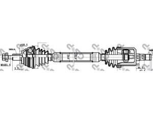 GSP 261094 kardaninis velenas 
 Ratų pavara -> Kardaninis velenas
1K0407272FS, 1K0407272FS, 1K0407272FS