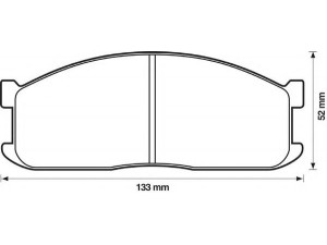 BENDIX 572331B stabdžių trinkelių rinkinys, diskinis stabdys 
 Techninės priežiūros dalys -> Papildomas remontas
S08349280, SE963328Z, 3250077, 3256541