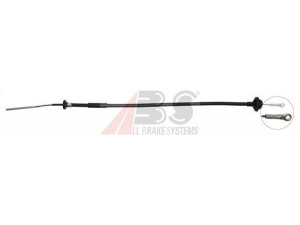 A.B.S. K15788 trosas, stovėjimo stabdys 
 Stabdžių sistema -> Valdymo svirtys/trosai
4241329