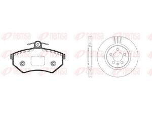 REMSA 8134.02 stabdžių rinkinys, diskiniai stabdžiai 
 Stabdžių sistema -> Diskinis stabdys -> Stabdžių remonto rinkinys
1H0615301A, 357698151A, 1H0615301A