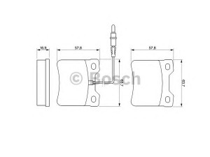 BOSCH 0 986 494 000 stabdžių trinkelių rinkinys, diskinis stabdys 
 Techninės priežiūros dalys -> Papildomas remontas
002 420 48 20, 003 420 00 20, 638 423 01 10
