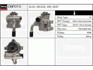 DELCO REMY DSP015 hidraulinis siurblys, vairo sistema 
 Vairavimas -> Vairo pavara/siurblys
1J0 422 154, 1J0 422 154 E, 1J0 422 154 EX