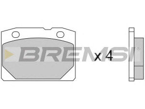 BREMSI BP2065 stabdžių trinkelių rinkinys, diskinis stabdys 
 Techninės priežiūros dalys -> Papildomas remontas
4208932, 21013501089, 21013501090