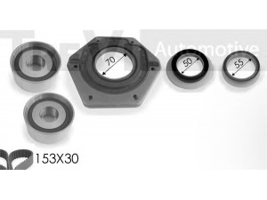 TREVI AUTOMOTIVE KD1218S paskirstymo diržo komplektas 
 Techninės priežiūros dalys -> Papildomas remontas
