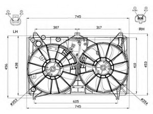 NRF 47581 ventiliatorius, radiatoriaus 
 Aušinimo sistema -> Oro aušinimas
1636338080