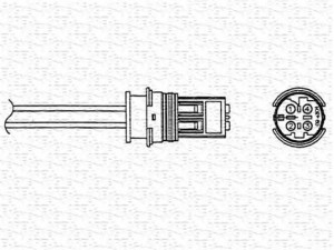 MAGNETI MARELLI 460000486010 lambda jutiklis 
 Variklis -> Variklio elektra
11781 427 884, 11781427884