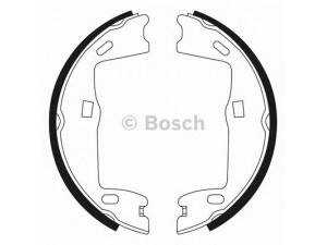 BOSCH 0 986 BB3 542 stabdžių trinkelių komplektas, stovėjimo stabdis 
 Stabdžių sistema -> Rankinis stabdys
90 512 907