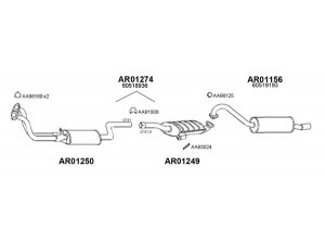 VENEPORTE 010060 išmetimo sistema