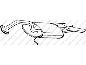 BOSAL 228-891 galinis duslintuvas 
 Išmetimo sistema -> Duslintuvas
17430-11190, 17430-1119083, 17430-11191