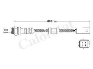 CALORSTAT by Vernet LS140303 lambda jutiklis
F72F9F472AA, F7BZ9F472BA, F8BZ9F472BA