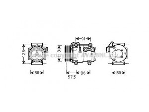 AVA QUALITY COOLING FDAK451 kompresorius, oro kondicionierius 
 Oro kondicionavimas -> Kompresorius/dalys
1514842, 1536196, 8V5119D629DD