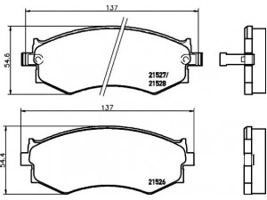 HELLA PAGID 8DB 355 006-421 stabdžių trinkelių rinkinys, diskinis stabdys 
 Techninės priežiūros dalys -> Papildomas remontas
4106032R90, 4106032R91, 4106032R93