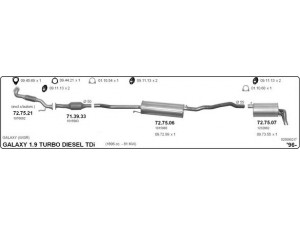 IMASAF 525000217 išmetimo sistema 
 Išmetimo sistema -> Išmetimo sistema, visa