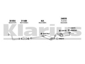 KLARIUS 940350E išmetimo sistema 
 Išmetimo sistema -> Išmetimo sistema, visa