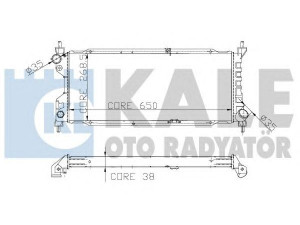 KALE OTO RADYATÖR 156000 radiatorius, variklio aušinimas 
 Aušinimo sistema -> Radiatorius/alyvos aušintuvas -> Radiatorius/dalys
13 00 151, 1300151, 90 41 0049
