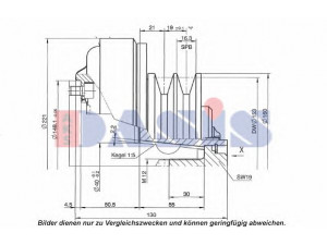AKS DASIS 851124N magnetinė sankaba, oro kondicionieriaus kompresorius