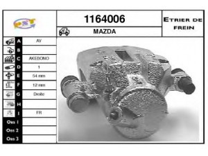 SNRA 1164006 stabdžių apkaba
UA0133980, UA013398Z