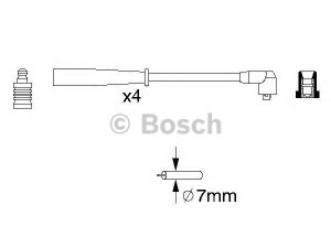 BOSCH 0 986 356 789 uždegimo laido komplektas 
 Kibirkšties / kaitinamasis uždegimas -> Uždegimo laidai/jungtys