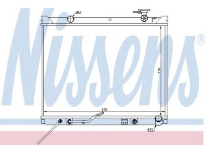 NISSENS 66682 radiatorius, variklio aušinimas 
 Aušinimo sistema -> Radiatorius/alyvos aušintuvas -> Radiatorius/dalys
25310-3E730, 253103E740