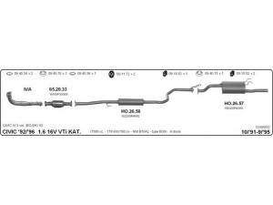 IMASAF 533000032 išmetimo sistema 
 Išmetimo sistema -> Išmetimo sistema, visa